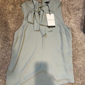 Sage colored blouse